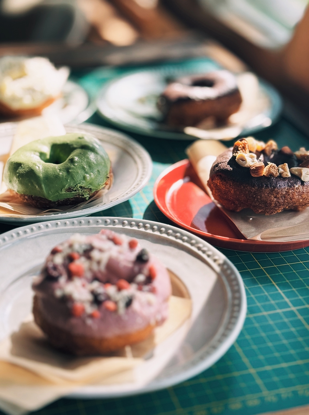 玄米と豆乳を使ったサクサクもっちりドーナツ